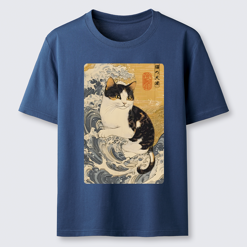 Tokyo-Tiger Surfing Cat Classic T-Shirt