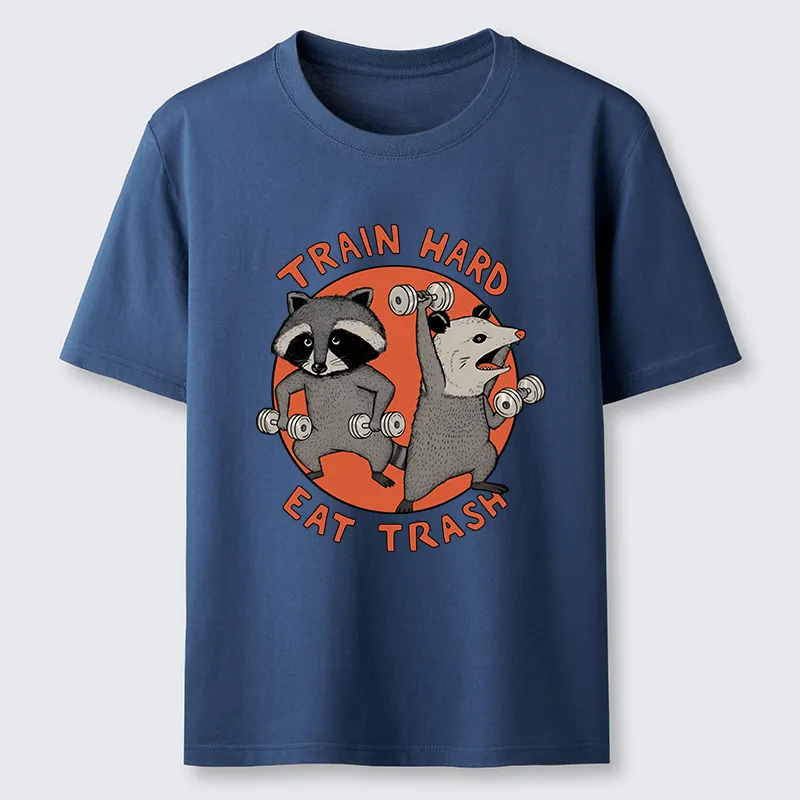 Tokyo-Tiger Raccoons And Opossums Are Working Out Classic T-Shirt