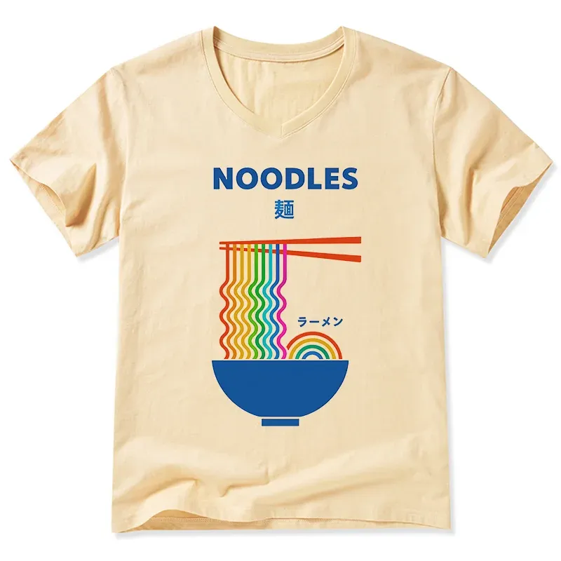 Tokyo-Tiger Rainbow Ramen V-Neck Classic T-Shirt