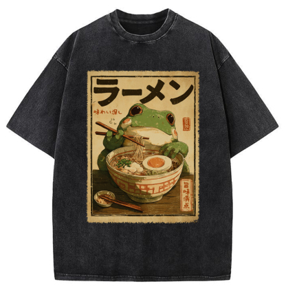 Tokyo-Tiger Ramen Bliss Washed T-Shirt