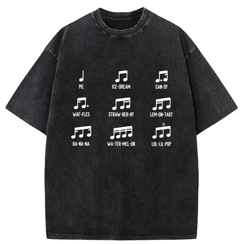 Tokyo-Tiger Food Word Pronunciation Rhythm Washed T-Shirt Sale