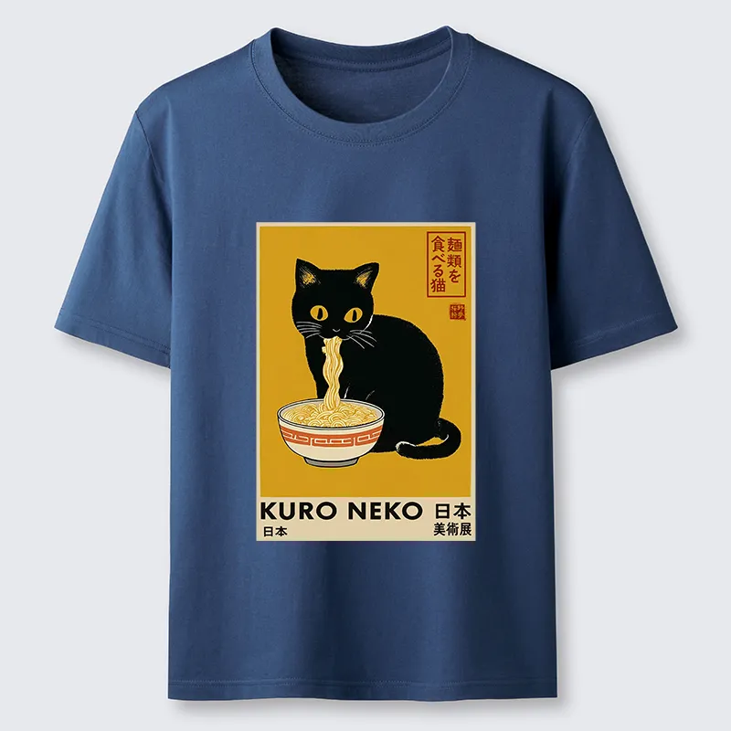 Tokyo-Tiger Kuro Neko Ramen Classic T-Shirt