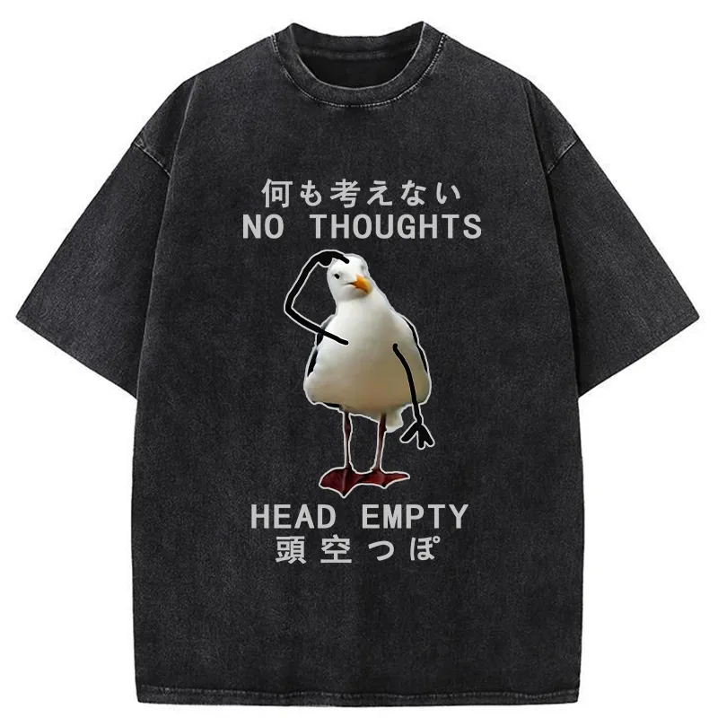 Tokyo-Tiger No Thought Head Empty Washed T-Shirt Sale