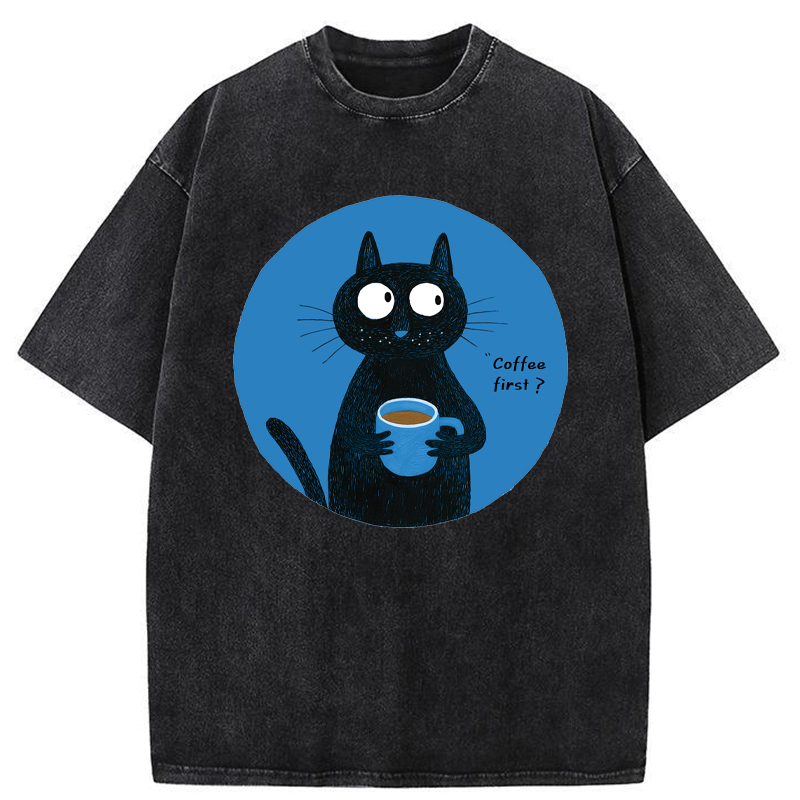 Tokyo-Tiger Coffee First Washed T-Shirt