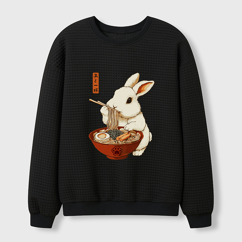 Tokyo-Tiger Bunny:One More Bowl, Please! Waffle Sweatshirt