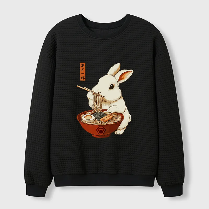Tokyo-Tiger Bunny:One More Bowl, Please! Waffle Sweatshirt