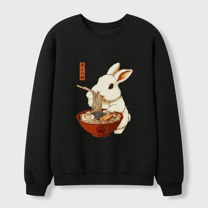 Tokyo-Tiger Bunny:One More Bowl, Please! Waffle Sweatshirt
