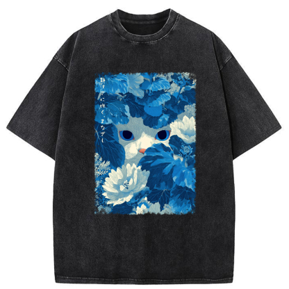 Tokyo-Tiger Found Me Yet Washed T-Shirt