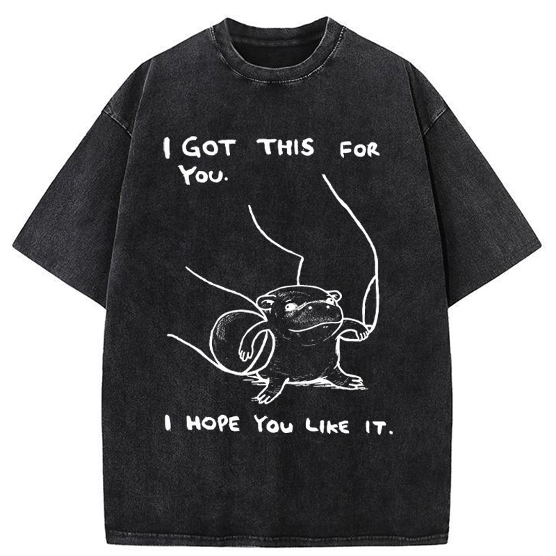 Tokyo-Tiger I Got This For You Washed T-Shirt