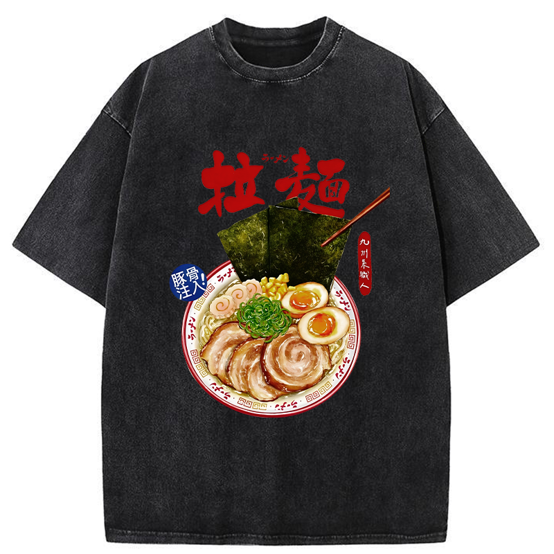 Tokyo-Tiger Ramen Japan Washed T-Shirt