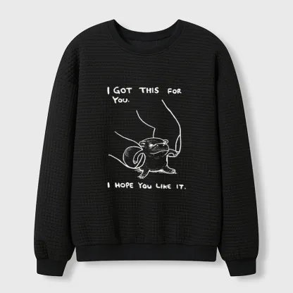 Tokyo-Tiger I Got This For You Waffle Sweatshirt