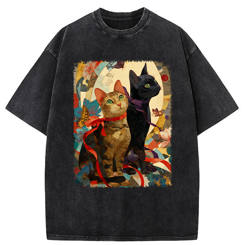 Tokyo-Tiger Ribbon Riot Washed T-Shirt