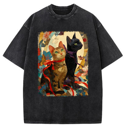 Tokyo-Tiger Ribbon Riot Washed T-Shirt