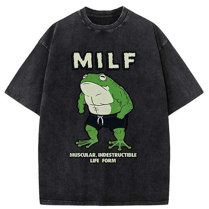 Tokyo-Tiger MILF Frog Washed T-Shirt