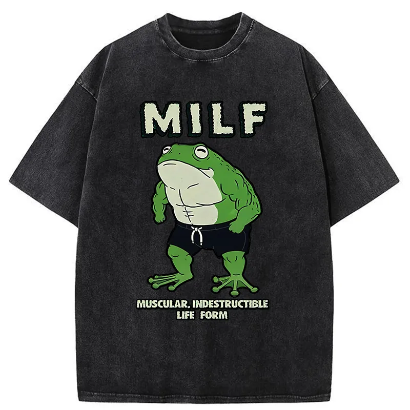 Tokyo-Tiger MILF Frog Washed T-Shirt