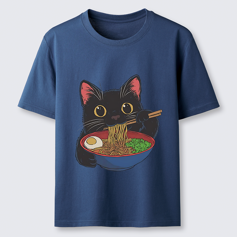Tokyo-Tiger Black Cat Ate Japan Ramen Classic T-Shirt