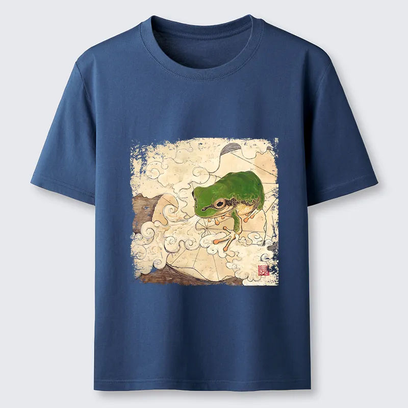 Tokyo-Tiger Vintage Frog Painting Classic T-Shirt
