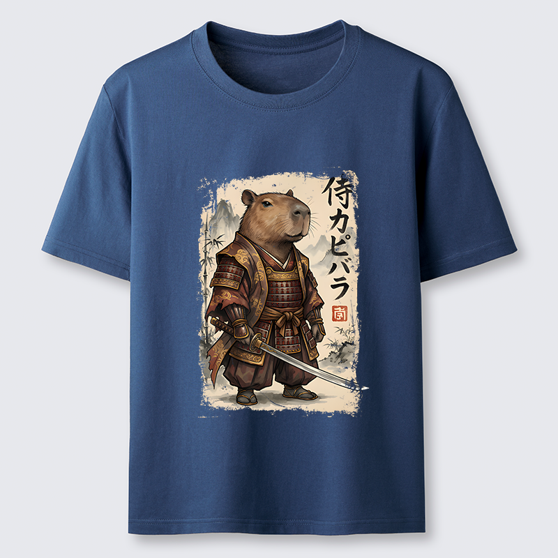Tokyo-Tiger Samurai Capybara Classic T-Shirt