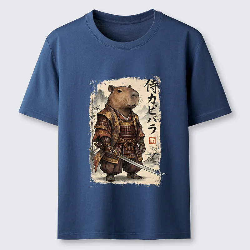 Tokyo-Tiger Samurai Capybara Classic T-Shirt
