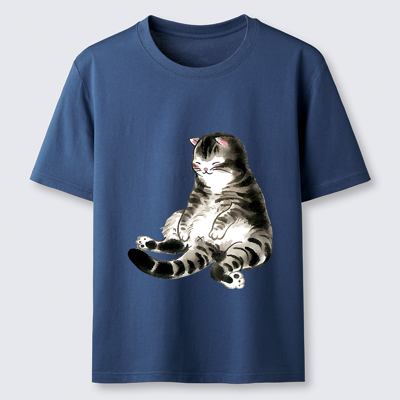 Tokyo-Tiger Ink Painting Cute Cat Classic T-Shirt