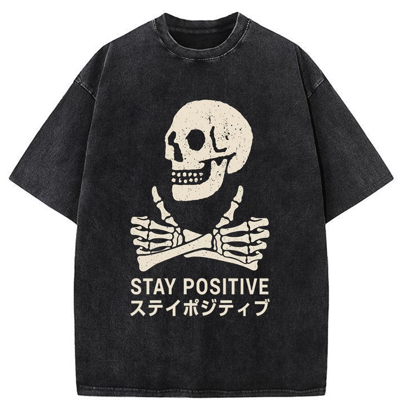 Tokyo-Tiger Optimistic Supporter Washed T-Shirt