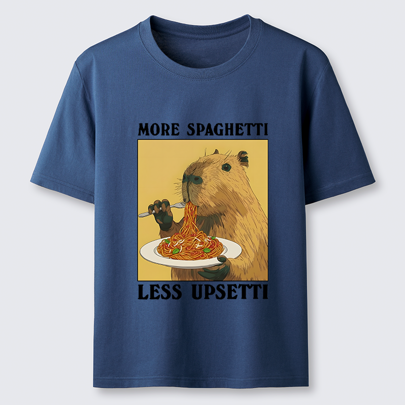 Tokyo-Tiger Capybara Eating Pasta Classic T-Shirt