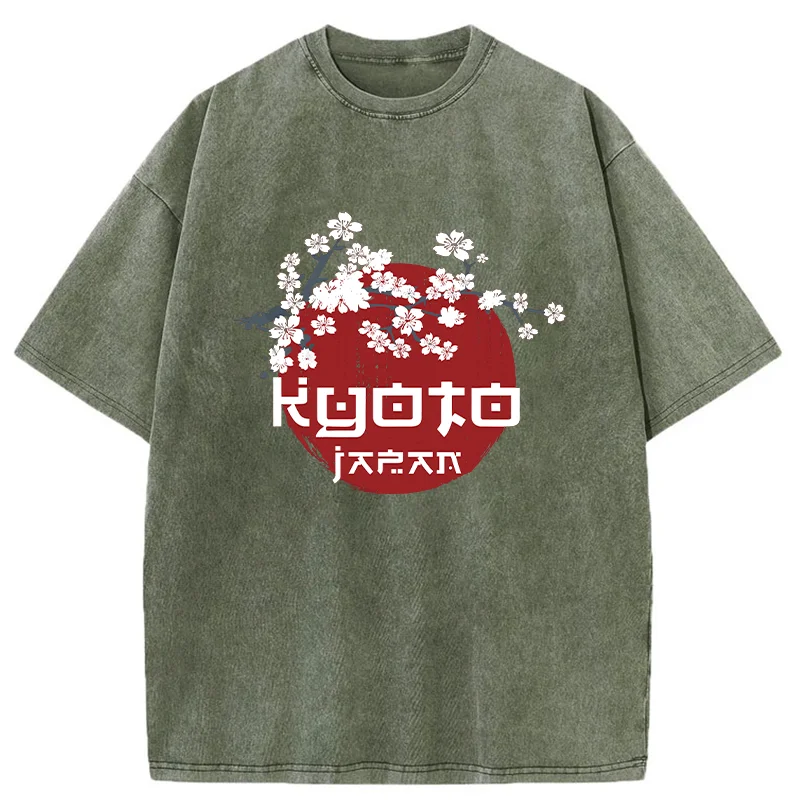 Tokyo-Tiger Tokyo Sakura Washed T-Shirt