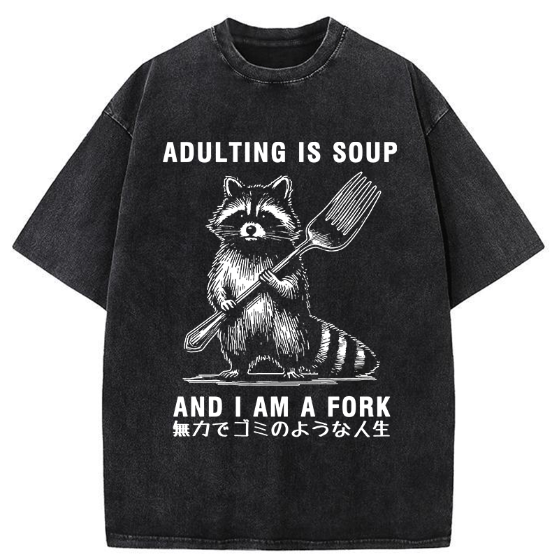 Tokyo-Tiger Helpless Life Washed T-Shirt