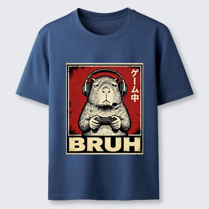 Tokyo-Tiger Funny Capybara Playing Games Classic T-Shirt