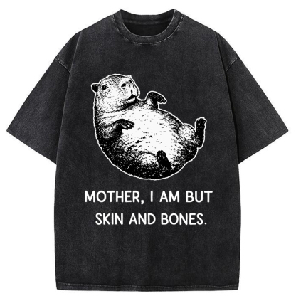 Tokyo-Tiger Built Different (Mostly Round) Washed T-Shirt