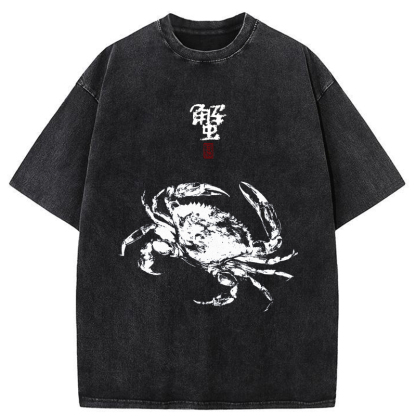 Tokyo-Tiger The Kani Washed T-Shirt