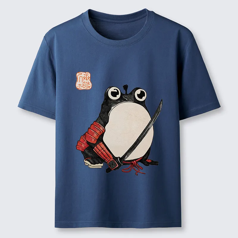 Tokyo-Tiger Silly Samurai Frog Classic T-Shirt