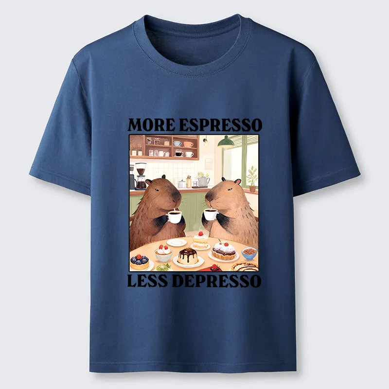 Tokyo-Tiger Capybaras Drink More Coffee Classic T-Shirt