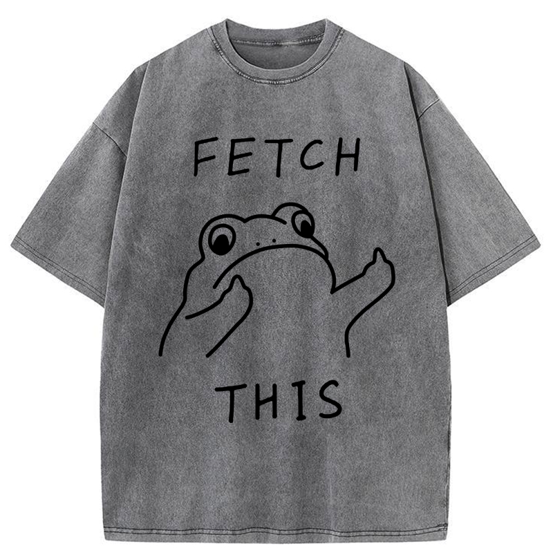 Tokyo-Tiger Fetch This Frog Washed T-Shirt