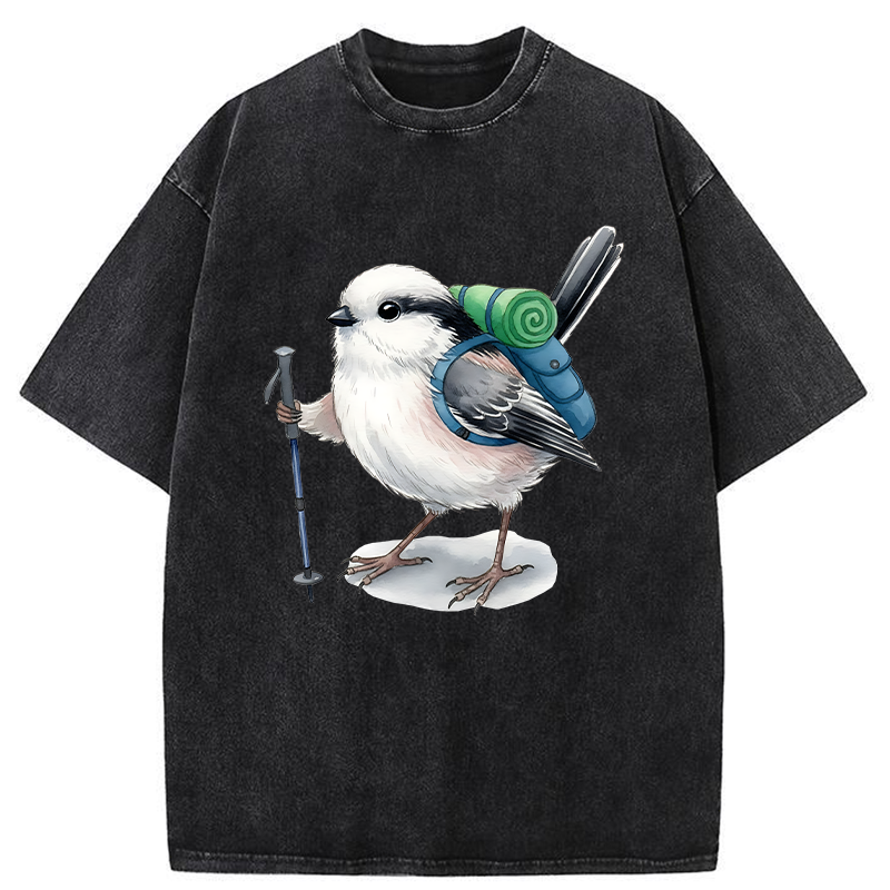 Tokyo-Tiger Traveling Titmouse Washed T-Shirt