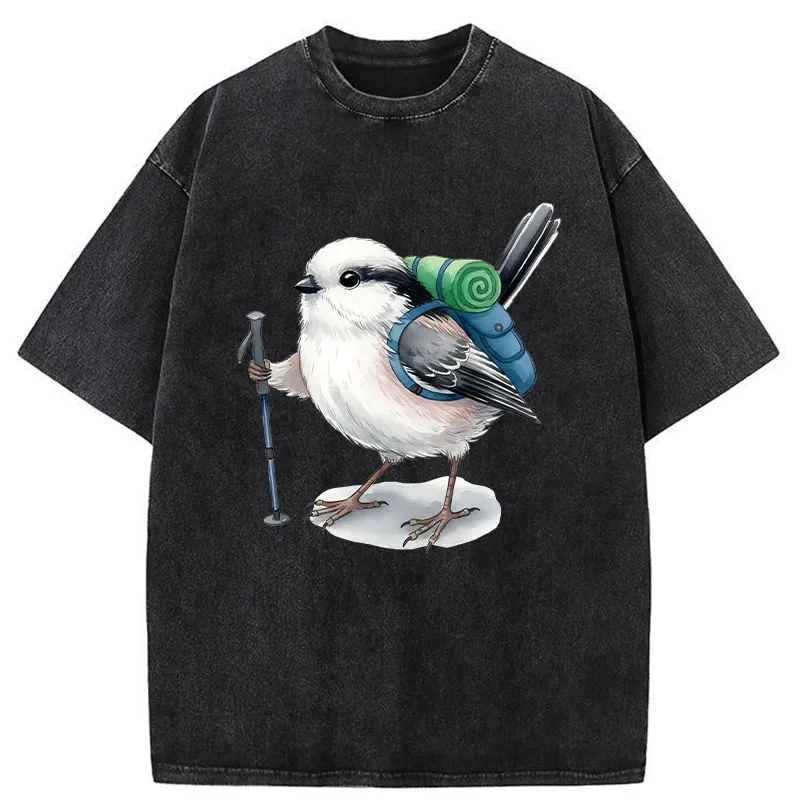 Tokyo-Tiger Traveling Titmouse Washed T-Shirt