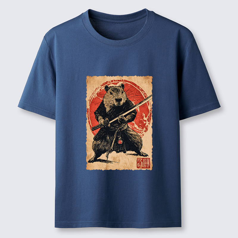 Tokyo-Tiger Samurai Capybara Japan Classic T-Shirt