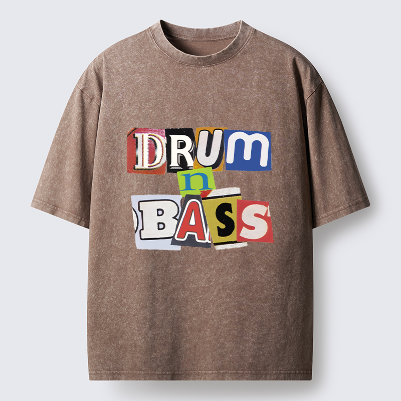 Tokyo-Tiger Drum n Bass Washed T-Shirt