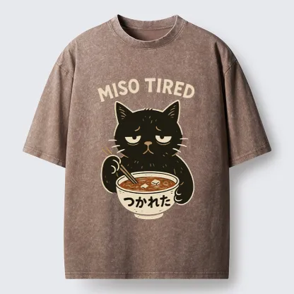 Tokyo-Tiger I’m So Tired Washed T-Shirt