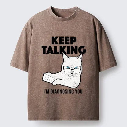 Tokyo-Tiger Diagnosing Your Problem Now Washed T-Shirt