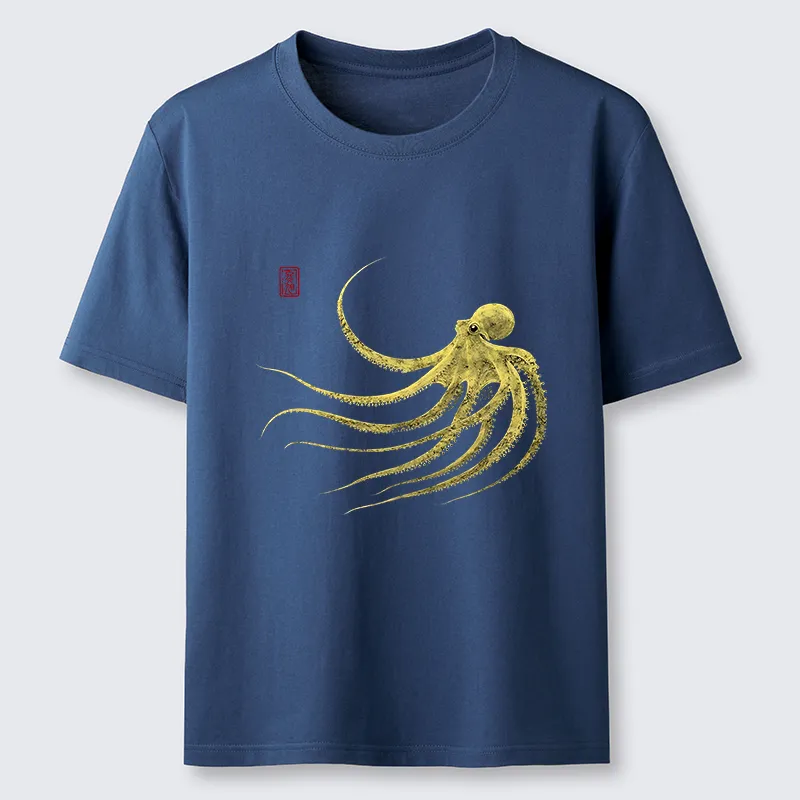 Tokyo-Tiger Retro Octopus Japanese Classic T-Shirt