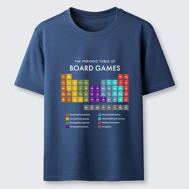 Tokyo-Tiger Periodic Table Of Elements In Board Games Classic T-Shirt