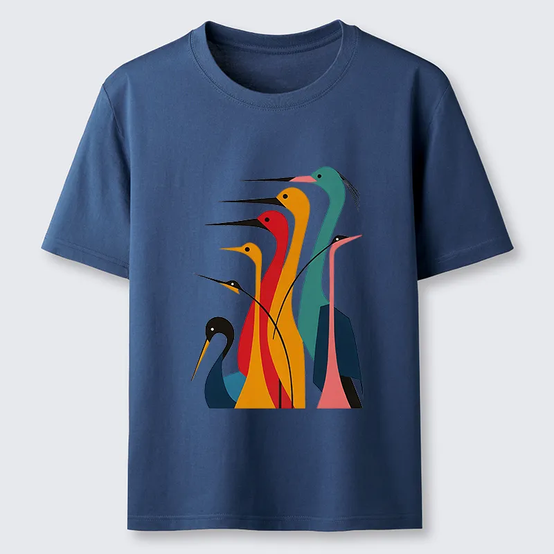 Tokyo-Tiger Various Types Of Cranes Classic T-Shirt