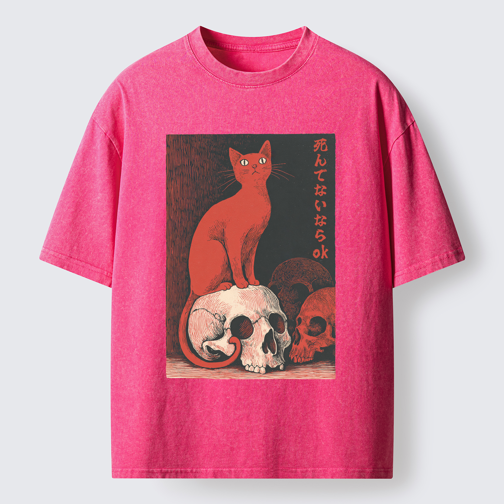 Tokyo-Tiger Still Alive,That’ll Do Washed T-Shirt