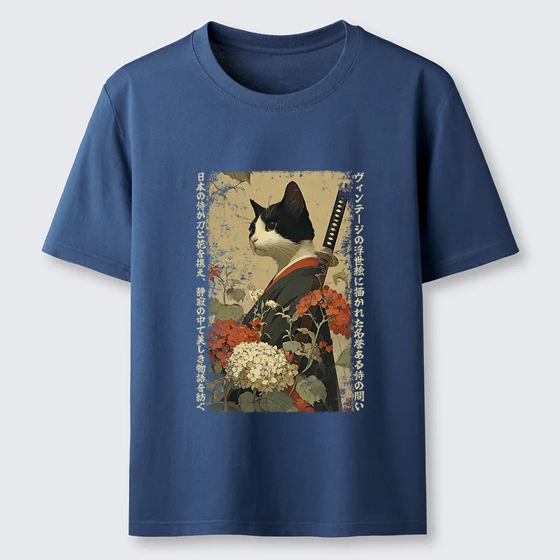 Tokyo-Tiger The Floral Samurai Classic T-Shirt