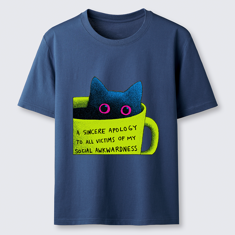 Tokyo-Tiger Social Awkward Cat Classic T-Shirt