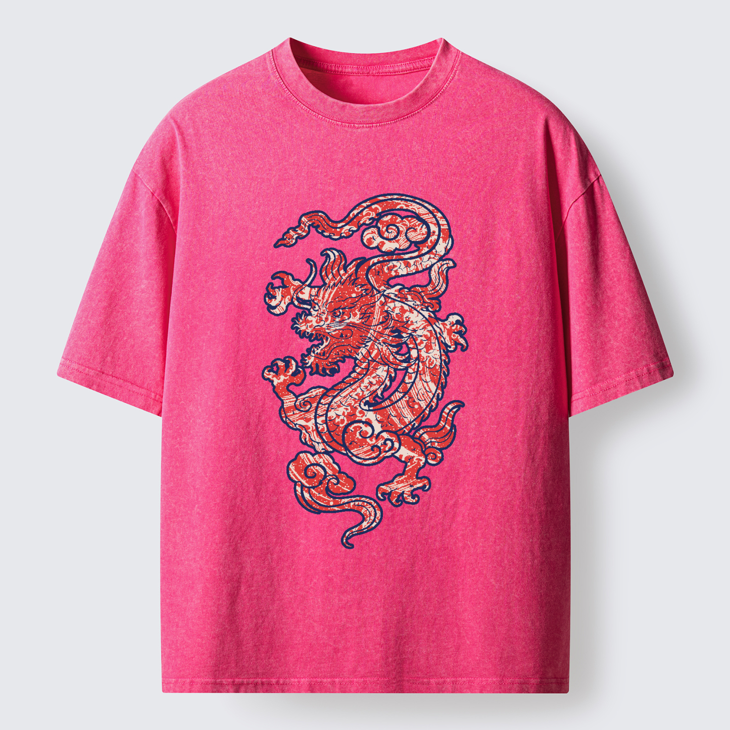 Tokyo-Tiger Crimson Dragon Washed T-Shirt
