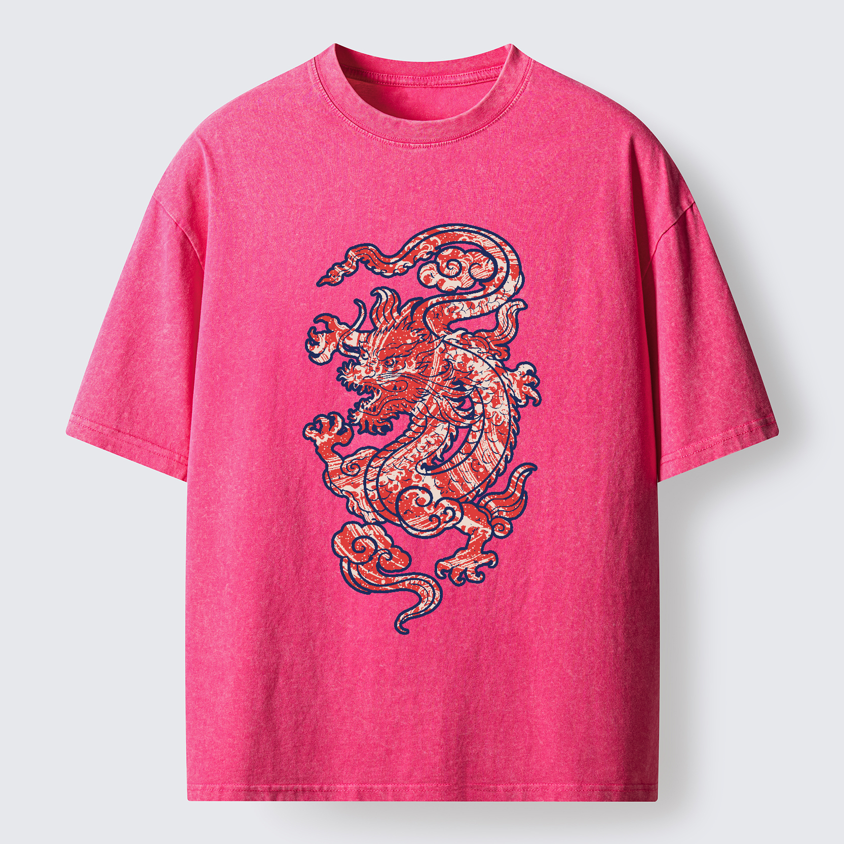 Tokyo-Tiger Crimson Dragon Washed T-Shirt