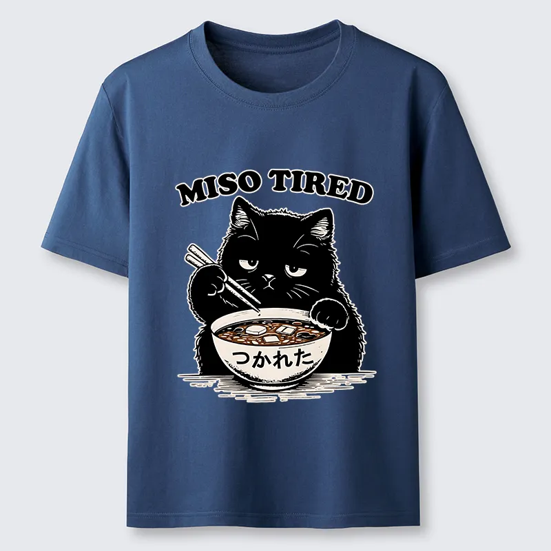 Tokyo-Tiger I Am So Tired Cat Classic T-Shirt