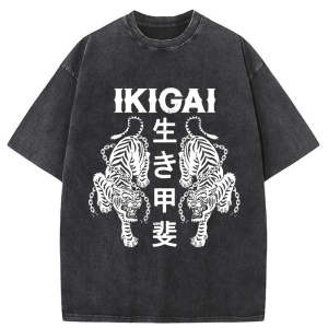 Image of Tokyo-Tiger Japanese Chain Tiger Washed T-Shirt